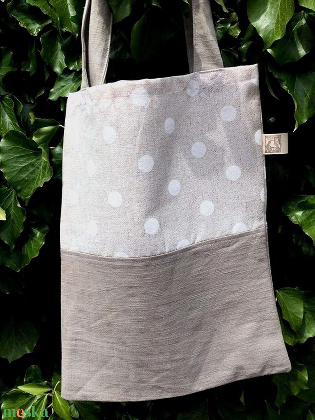 PURE DOTS. Shopper. - táska & tok - bevásárlás & shopper táska - shopper, textiltáska, szatyor - Meska.hu PURE DOTS. Shopper. - táska & tok - bevásárlás & shopper táska - shopper, textiltáska, szatyor - Meska.hu