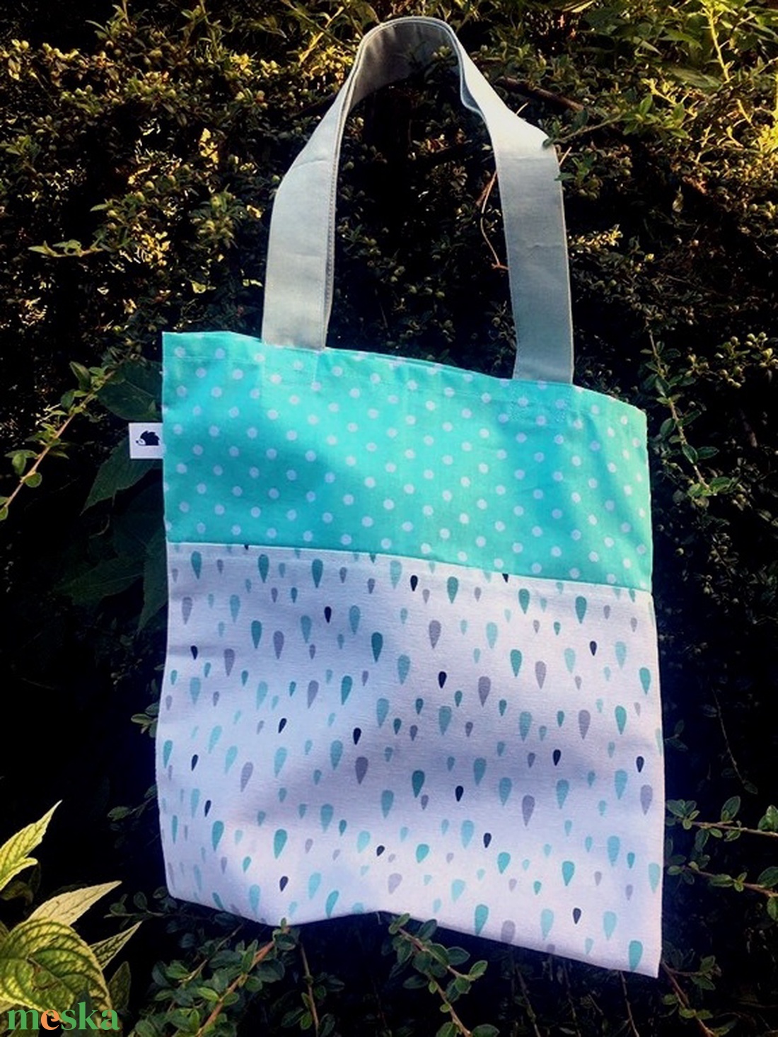 AQUA. Shopper. - táska & tok - bevásárlás & shopper táska - shopper, textiltáska, szatyor - Meska.hu AQUA. Shopper. - táska & tok - bevásárlás & shopper táska - shopper, textiltáska, szatyor - Meska.hu