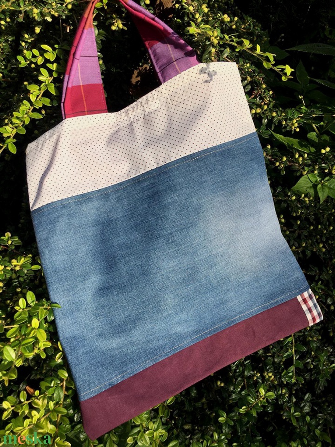  ALL VINTAGE. Formabontó csipkés shopper.  - táska & tok - bevásárlás & shopper táska - shopper, textiltáska, szatyor - Meska.hu