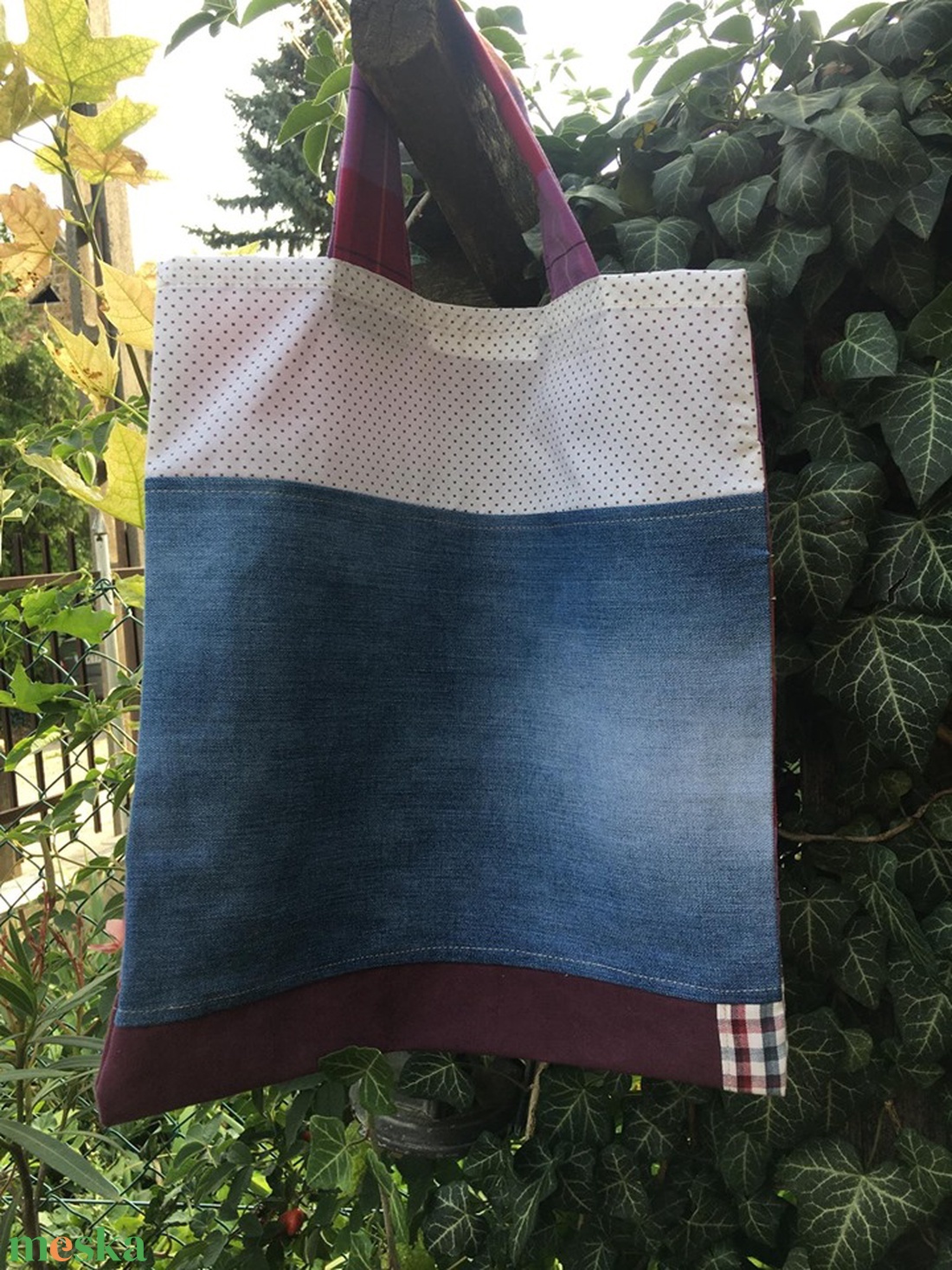  ALL VINTAGE. Formabontó csipkés shopper.  - táska & tok - bevásárlás & shopper táska - shopper, textiltáska, szatyor - Meska.hu