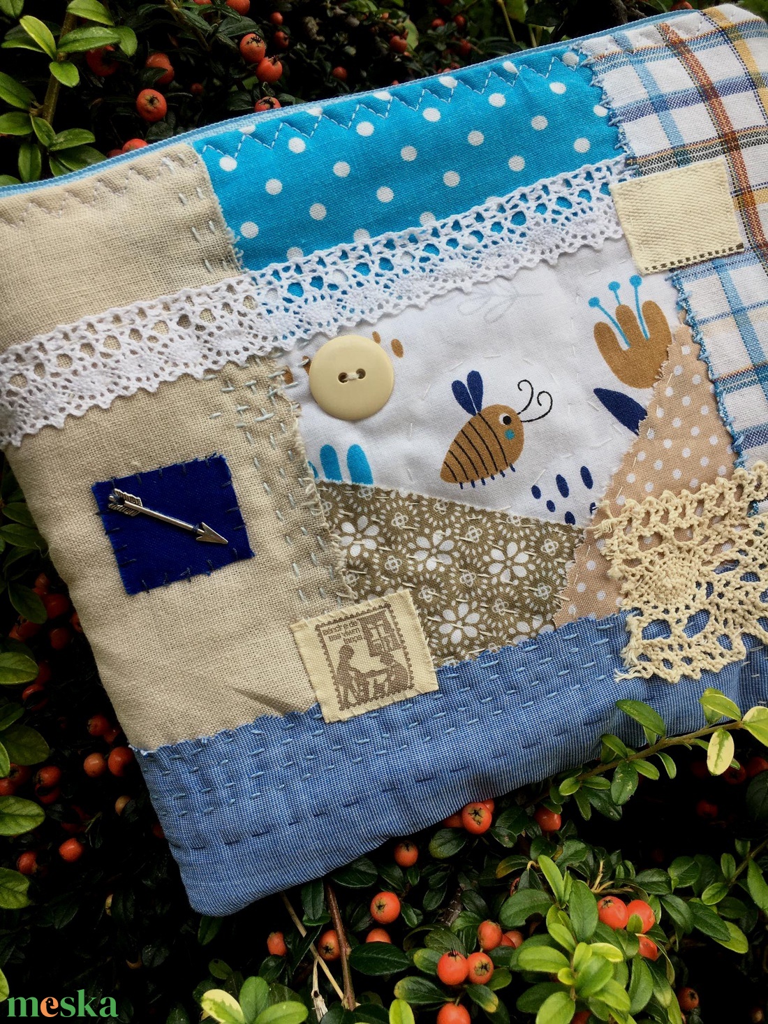 PURE MEADOW. Patchwork neszi. - táska & tok - neszesszer - Meska.hu PURE MEADOW. Patchwork neszi. - táska & tok - neszesszer - Meska.hu