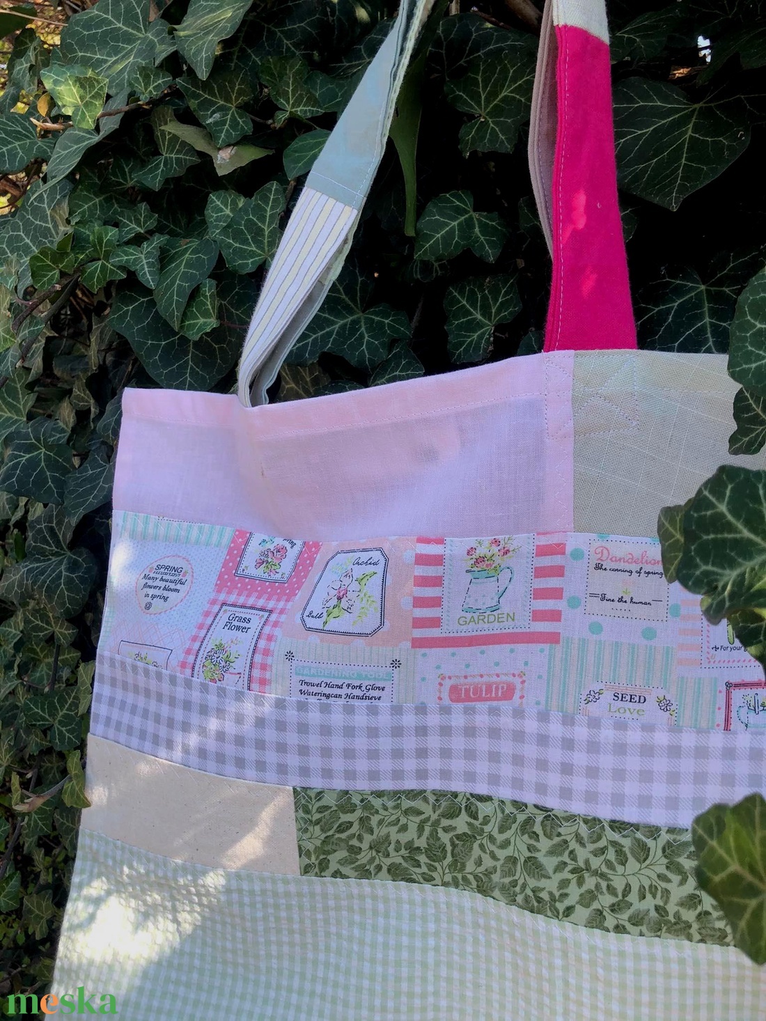 FUSION 75. Patchwork shopper kertészeknek. - táska & tok - bevásárlás & shopper táska - shopper, textiltáska, szatyor - Meska.hu FUSION 75. Patchwork shopper kertészeknek. - táska & tok - bevásárlás & shopper táska - shopper, textiltáska, szatyor - Meska.hu
