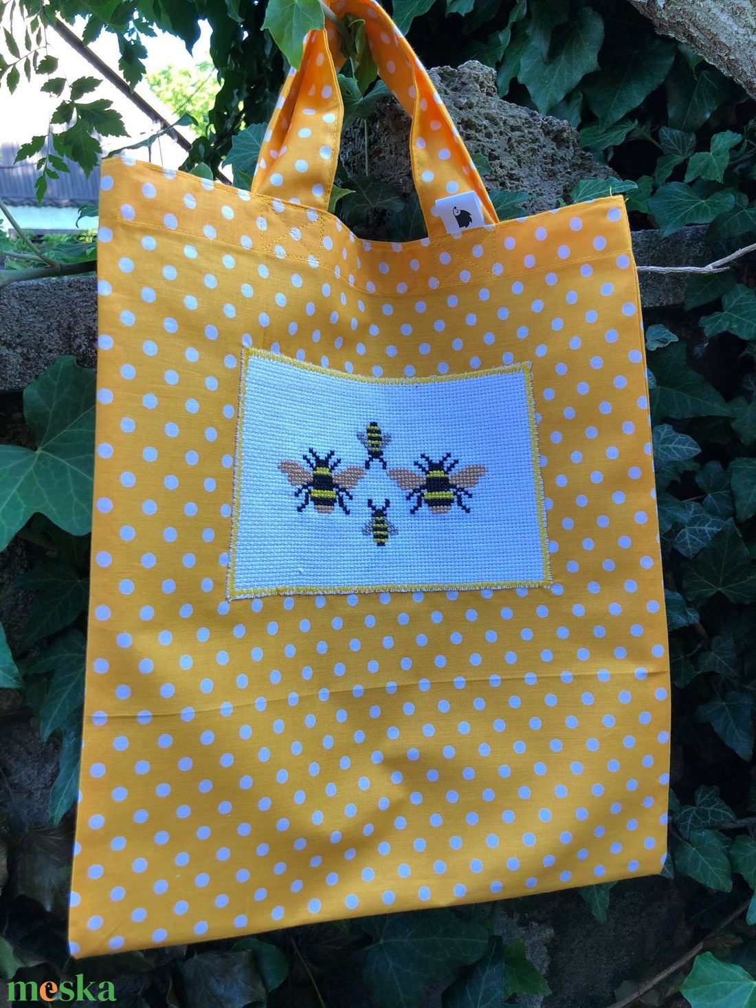 HAPPY BEE. Méhecskés shopper. - táska & tok - bevásárlás & shopper táska - shopper, textiltáska, szatyor - Meska.hu HAPPY BEE. Méhecskés shopper. - táska & tok - bevásárlás & shopper táska - shopper, textiltáska, szatyor - Meska.hu