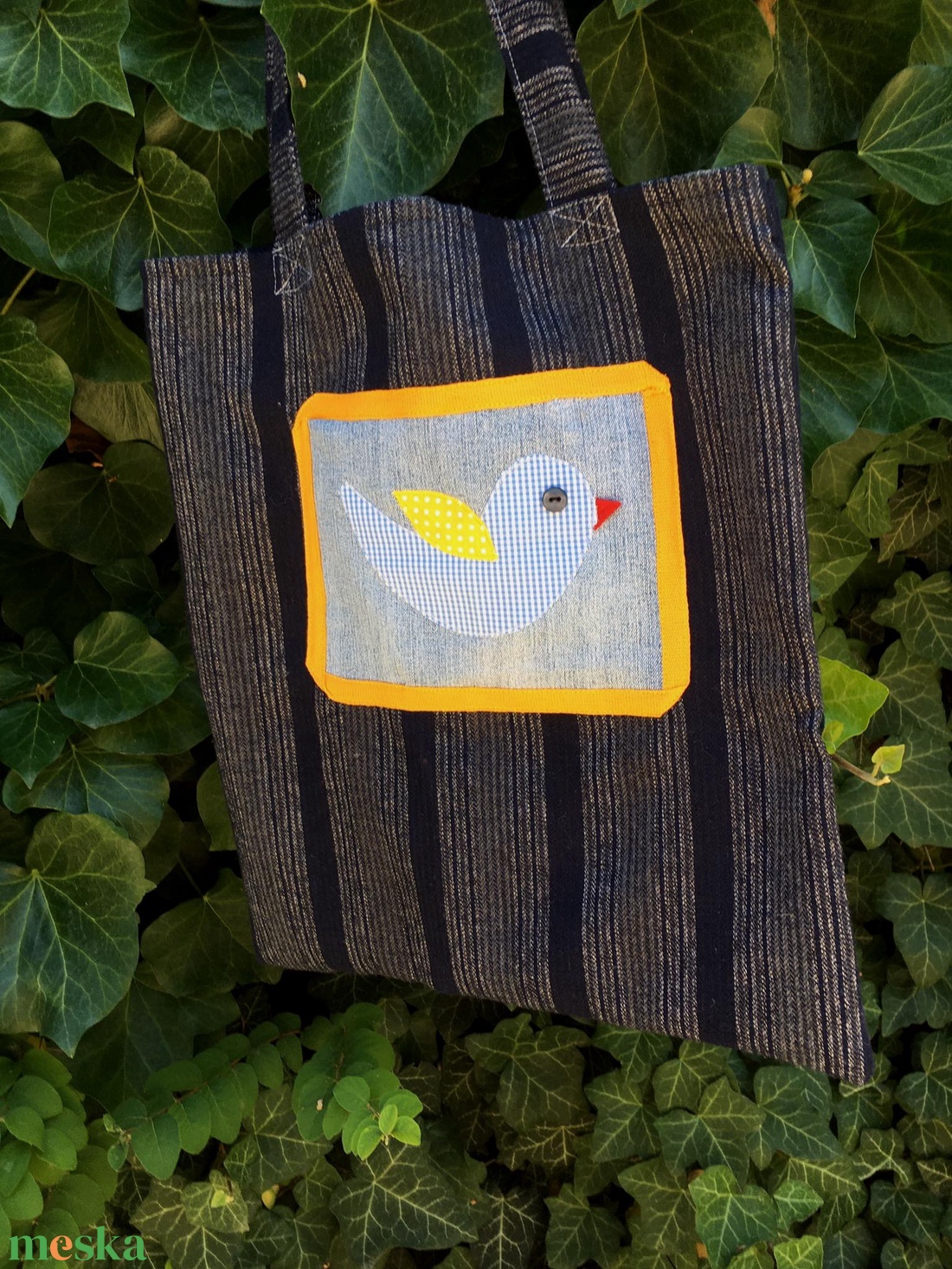 THE BLUE BIRD. Shopper. - táska & tok - bevásárlás & shopper táska - shopper, textiltáska, szatyor - Meska.hu THE BLUE BIRD. Shopper. - táska & tok - bevásárlás & shopper táska - shopper, textiltáska, szatyor - Meska.hu
