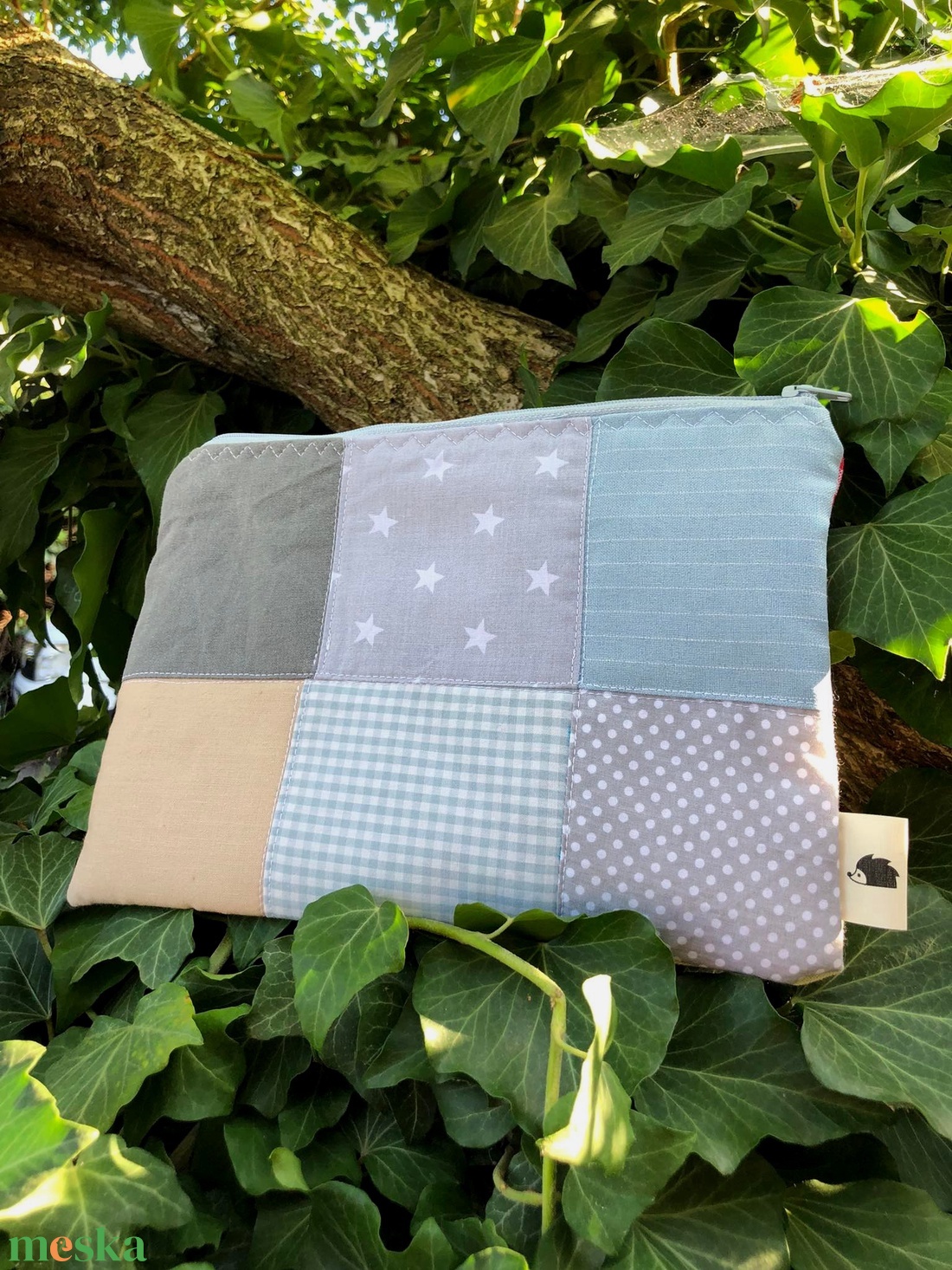 JUST PURE. Patchwork neszi.  - táska & tok - neszesszer - Meska.hu