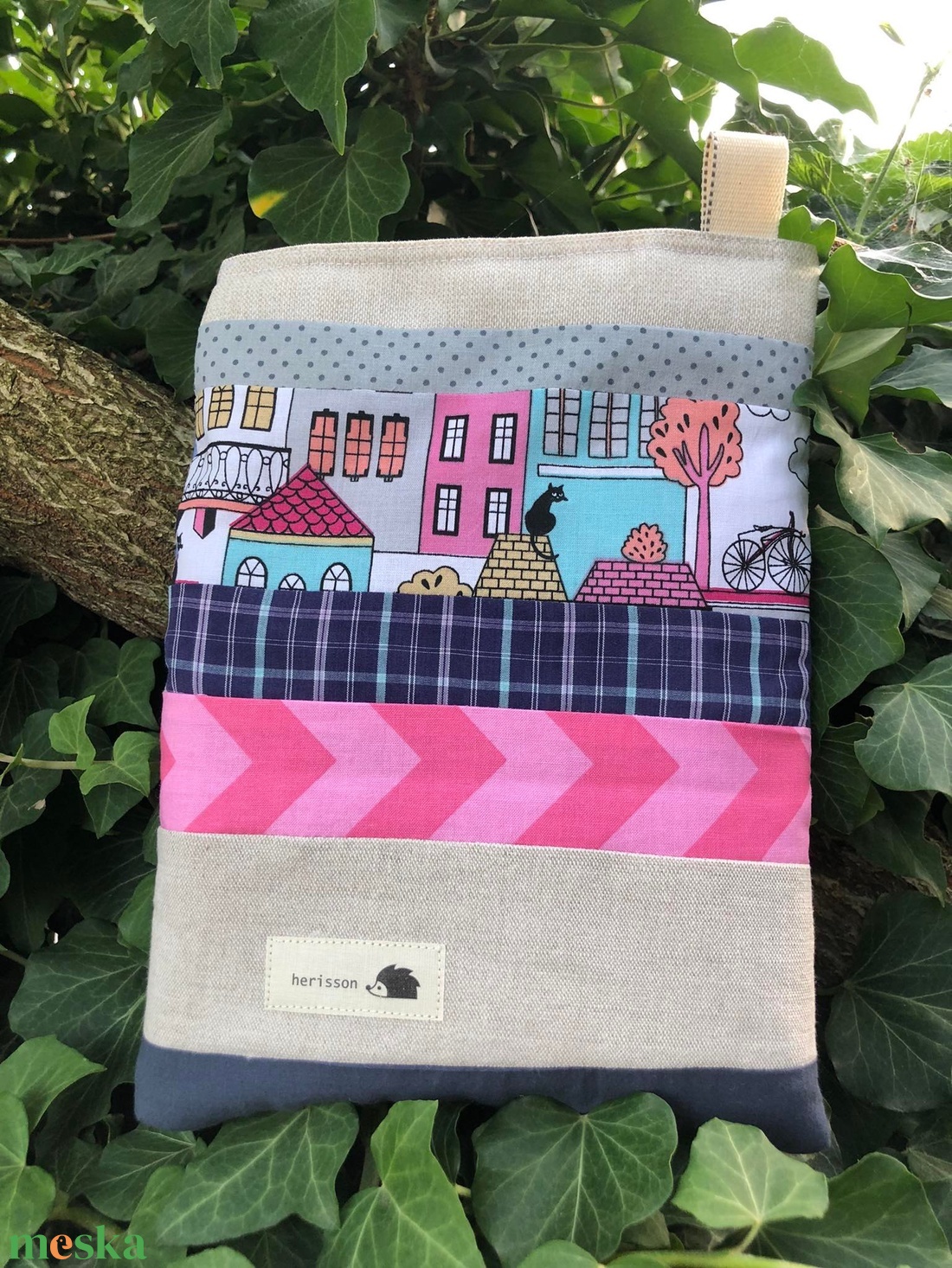  I LOVE CATS. Patchwork könyvtok könyveknek, e-booknak, tabletnek  - könyv & zene - könyvtok - Meska.hu