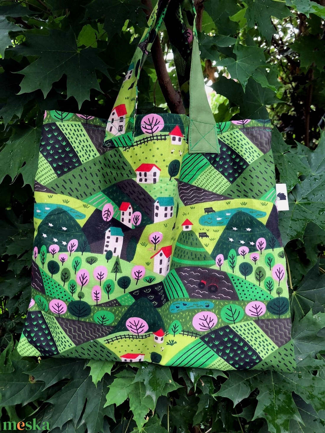 COUNTRYSIDE. Mini-shopper. - táska & tok - bevásárlás & shopper táska - shopper, textiltáska, szatyor - Meska.hu COUNTRYSIDE. Mini-shopper. - táska & tok - bevásárlás & shopper táska - shopper, textiltáska, szatyor - Meska.hu
