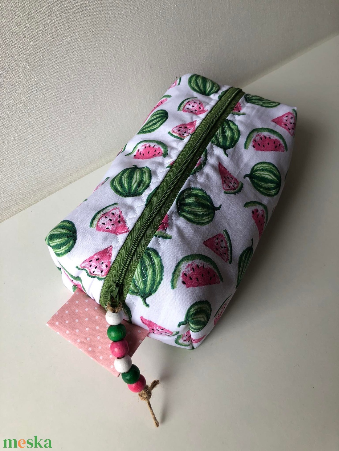 WATERMELONS. Vidám dinnyés tolltartó/smnkcucctartó/pipere. - otthon & életmód - papír, írószer - tolltartó & ceruzatekercs - Meska.hu