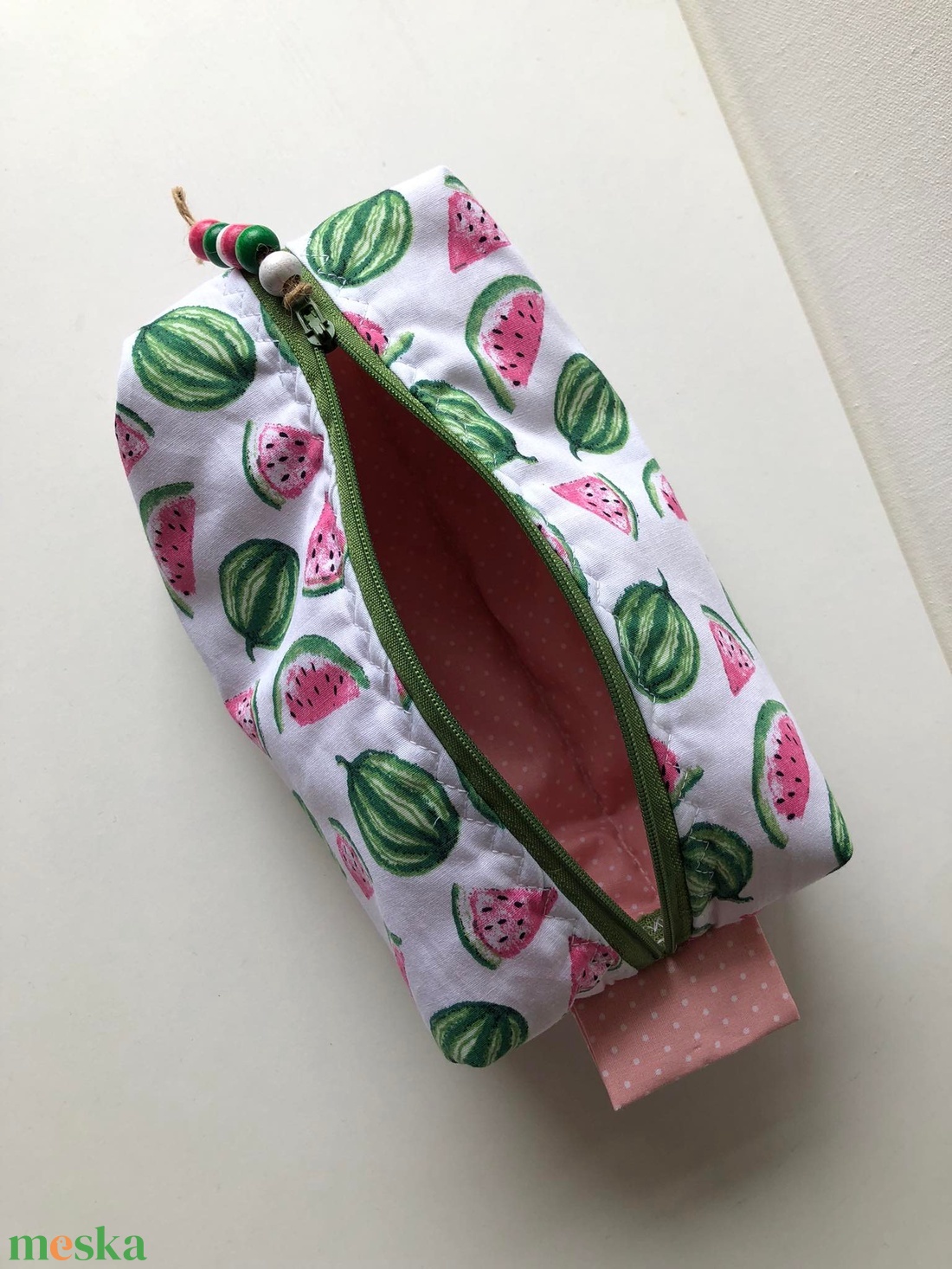 WATERMELONS. Vidám dinnyés tolltartó/smnkcucctartó/pipere. - otthon & életmód - papír, írószer - tolltartó & ceruzatekercs - Meska.hu