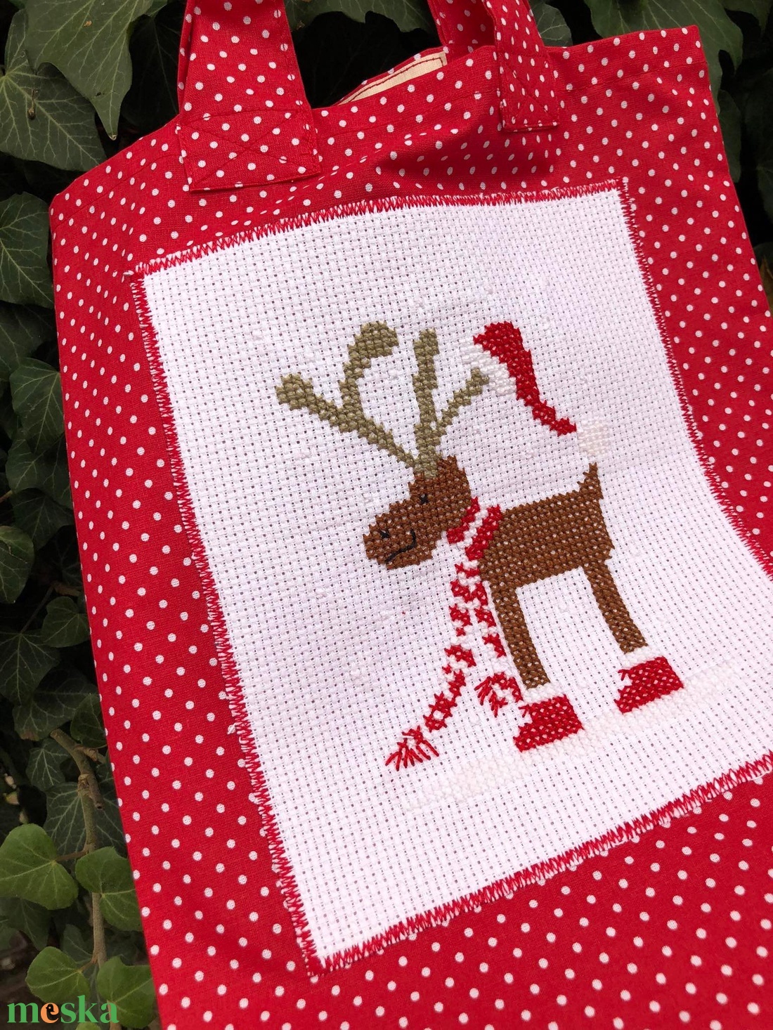 RUDOLF. Mini-shopper. - karácsony - mikulás - mikulás zsák, zokni, csizma - Meska.hu RUDOLF. Mini-shopper. - karácsony - mikulás - mikulás zsák, zokni, csizma - Meska.hu