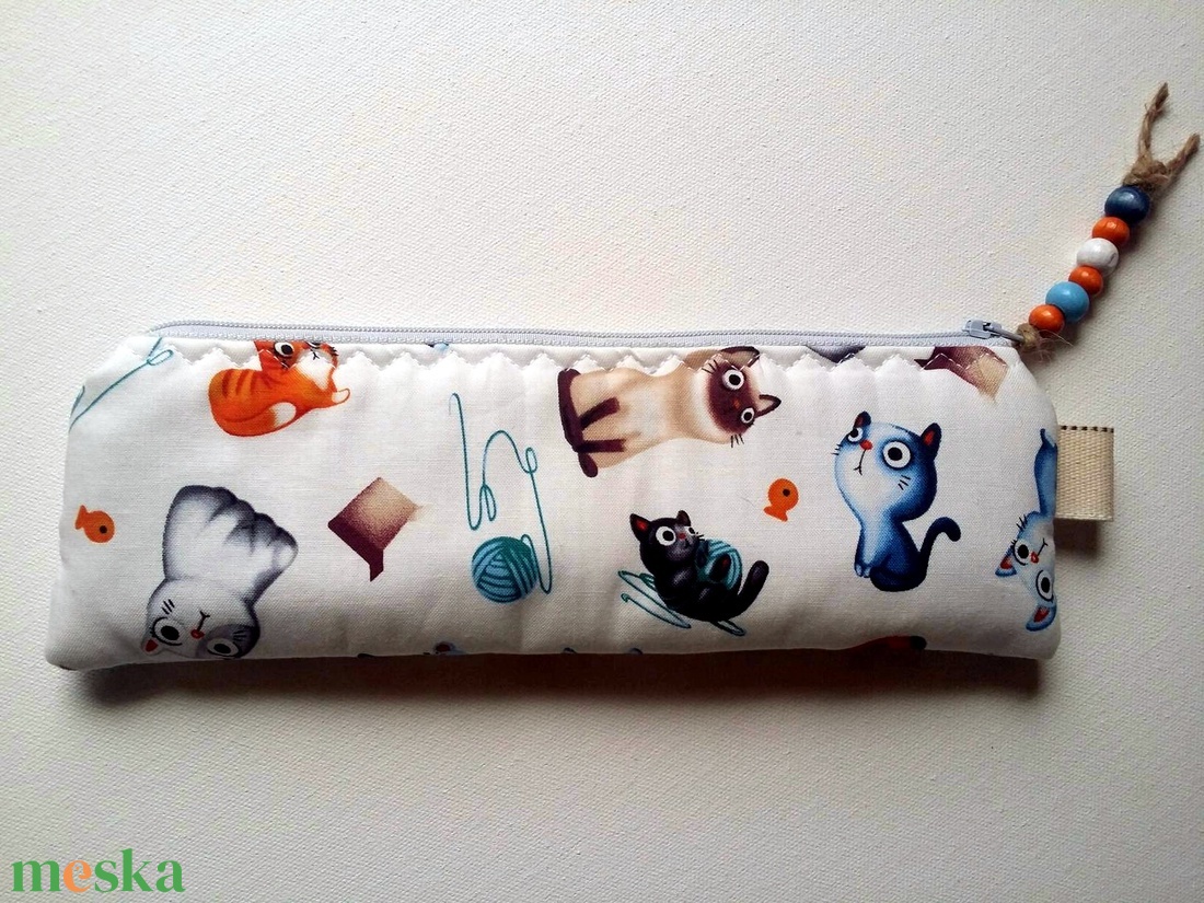  I LOVE CATS. Tolltartó. - otthon & életmód - papír, írószer - tolltartó & ceruzatekercs - Meska.hu