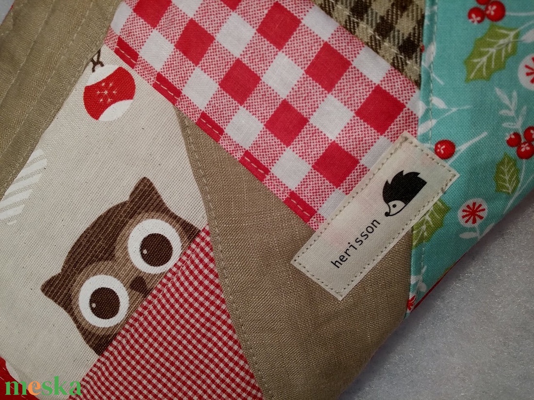 XMAS OWL. Patchwork neszi. No. 2. - táska & tok - neszesszer - Meska.hu XMAS OWL. Patchwork neszi. No. 2. - táska & tok - neszesszer - Meska.hu