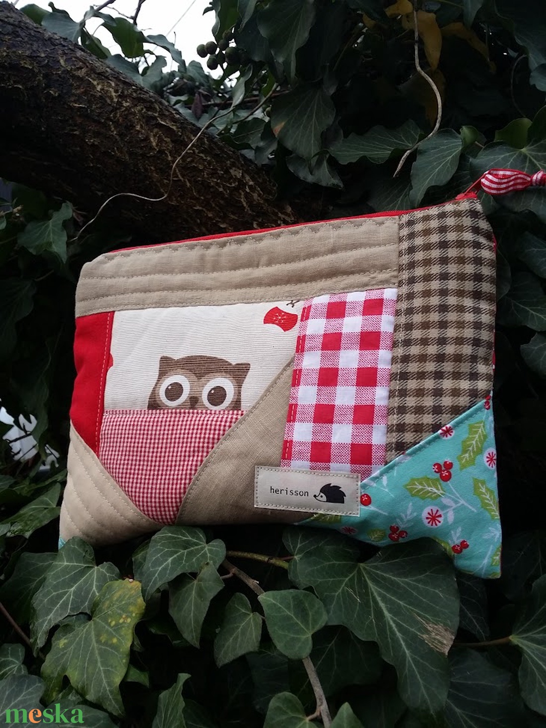 XMAS OWL. Patchwork neszi. No. 2. - táska & tok - neszesszer - Meska.hu XMAS OWL. Patchwork neszi. No. 2. - táska & tok - neszesszer - Meska.hu