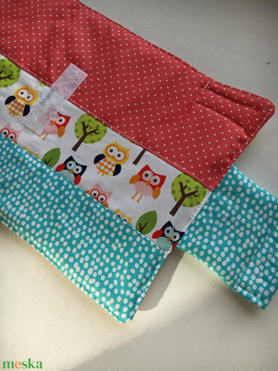 HAPPY OWLS. Baglyos ceruzatekercs. - otthon & életmód - papír, írószer - tolltartó & ceruzatekercs - Meska.hu