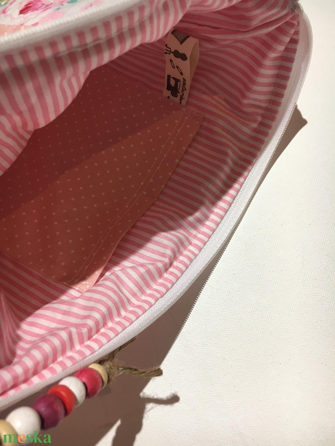  SHABBY COTTAGE / ROSE. Patchwork XL neszi pasztell színekben.  - táska & tok - neszesszer - Meska.hu
