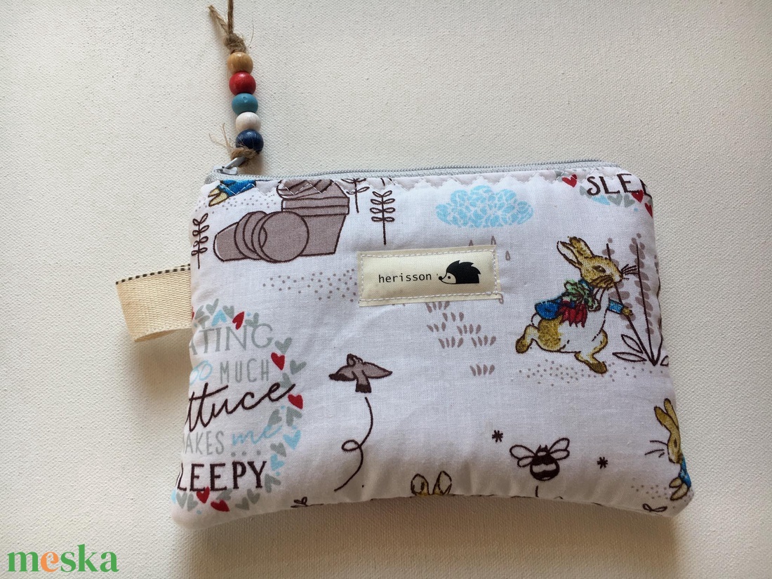 PETER RABBIT/Beatrix Potter meséje alapján. Sminkcucc-tartó. / Tolltartó. / Pénztárca. - táska & tok - neszesszer - Meska.hu