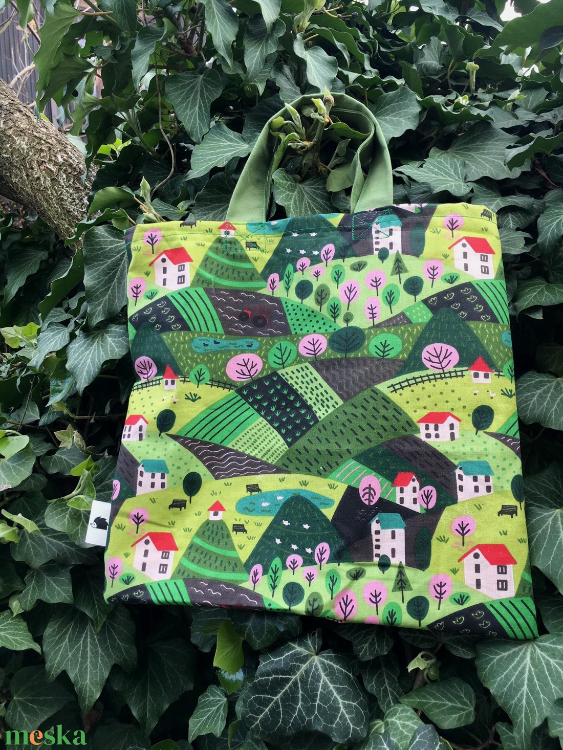 COUNTRYSIDE. Mini-shopper. - táska & tok - bevásárlás & shopper táska - shopper, textiltáska, szatyor - Meska.hu