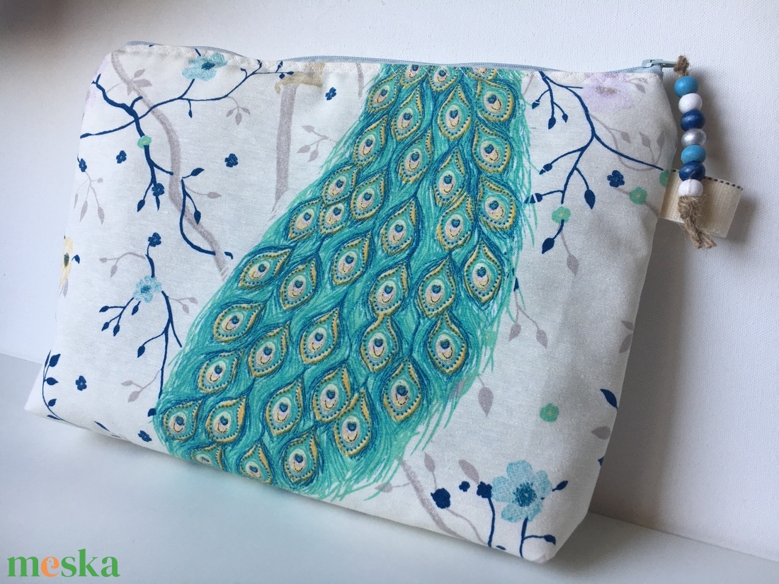 PEACOCK. LAPTOP védőtok vagy oversize neszi :) - táska & tok - laptoptáska, laptop hátizsák - Meska.hu