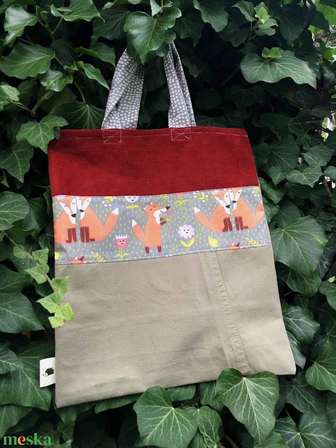 FUSION 105. Rókás recycled shopper. - táska & tok - bevásárlás & shopper táska - shopper, textiltáska, szatyor - Meska.hu FUSION 105. Rókás recycled shopper. - táska & tok - bevásárlás & shopper táska - shopper, textiltáska, szatyor - Meska.hu