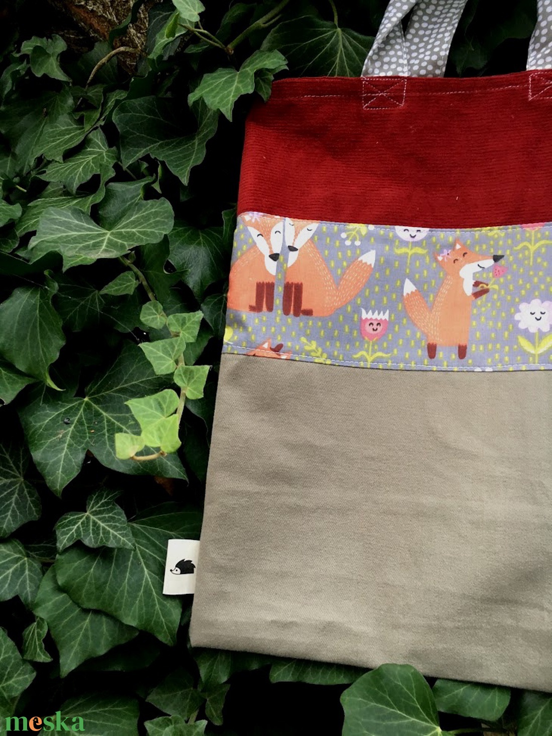 FUSION 105. Rókás recycled shopper. - táska & tok - bevásárlás & shopper táska - shopper, textiltáska, szatyor - Meska.hu FUSION 105. Rókás recycled shopper. - táska & tok - bevásárlás & shopper táska - shopper, textiltáska, szatyor - Meska.hu