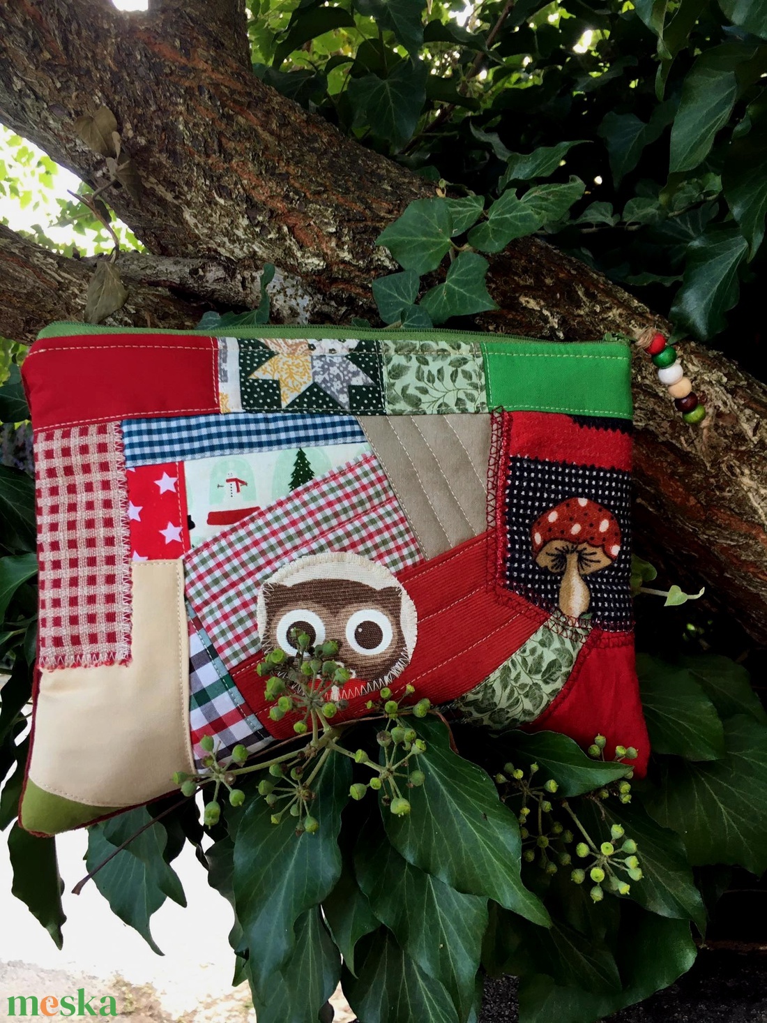 XMAS OWL. Patchwork neszi. No. 3. - táska & tok - neszesszer - Meska.hu XMAS OWL. Patchwork neszi. No. 3. - táska & tok - neszesszer - Meska.hu