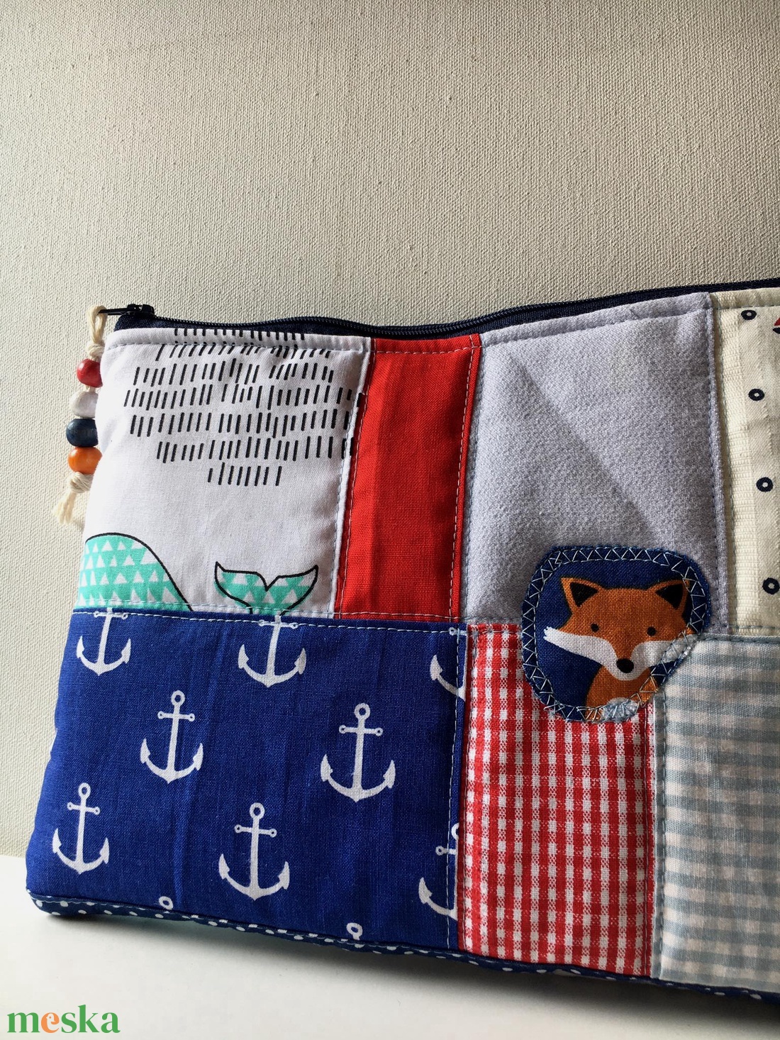 MIXED UP in NAVY. Patchwork neszi. - táska & tok - neszesszer - Meska.hu MIXED UP in NAVY. Patchwork neszi. - táska & tok - neszesszer - Meska.hu