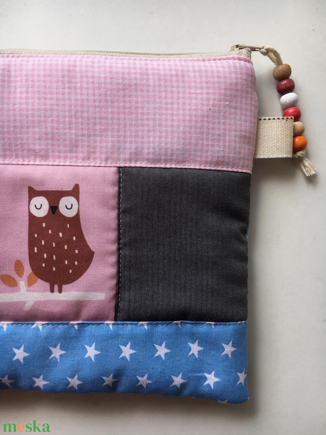 SLEEPY OWL. Patchwork baglyos sminkcucc-tartó/pipere - táska & tok - neszesszer - Meska.hu SLEEPY OWL. Patchwork baglyos sminkcucc-tartó/pipere - táska & tok - neszesszer - Meska.hu