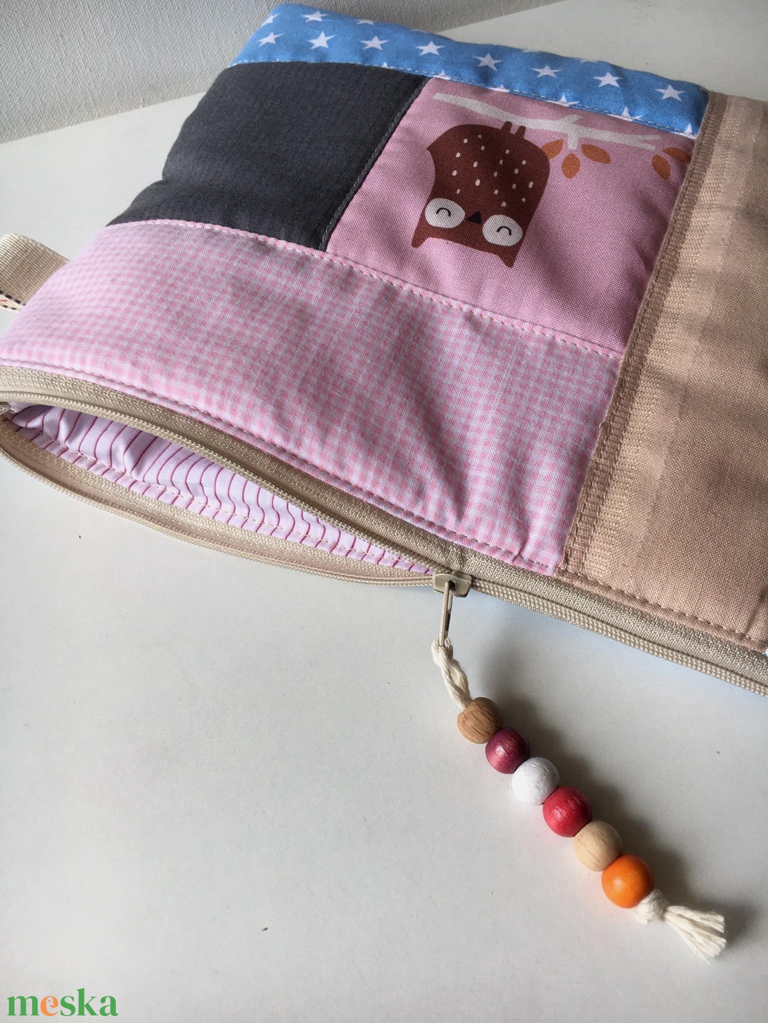 SLEEPY OWL. Patchwork baglyos sminkcucc-tartó/pipere - táska & tok - neszesszer - Meska.hu SLEEPY OWL. Patchwork baglyos sminkcucc-tartó/pipere - táska & tok - neszesszer - Meska.hu