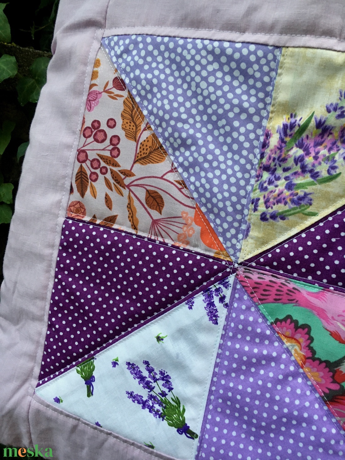 I LOVE LAVANDER. XL patchwork shopper vagy strandtáska. - táska & tok - bevásárlás & shopper táska - shopper, textiltáska, szatyor - Meska.hu I LOVE LAVANDER. XL patchwork shopper vagy strandtáska. - táska & tok - bevásárlás & shopper táska - shopper, textiltáska, szatyor - Meska.hu