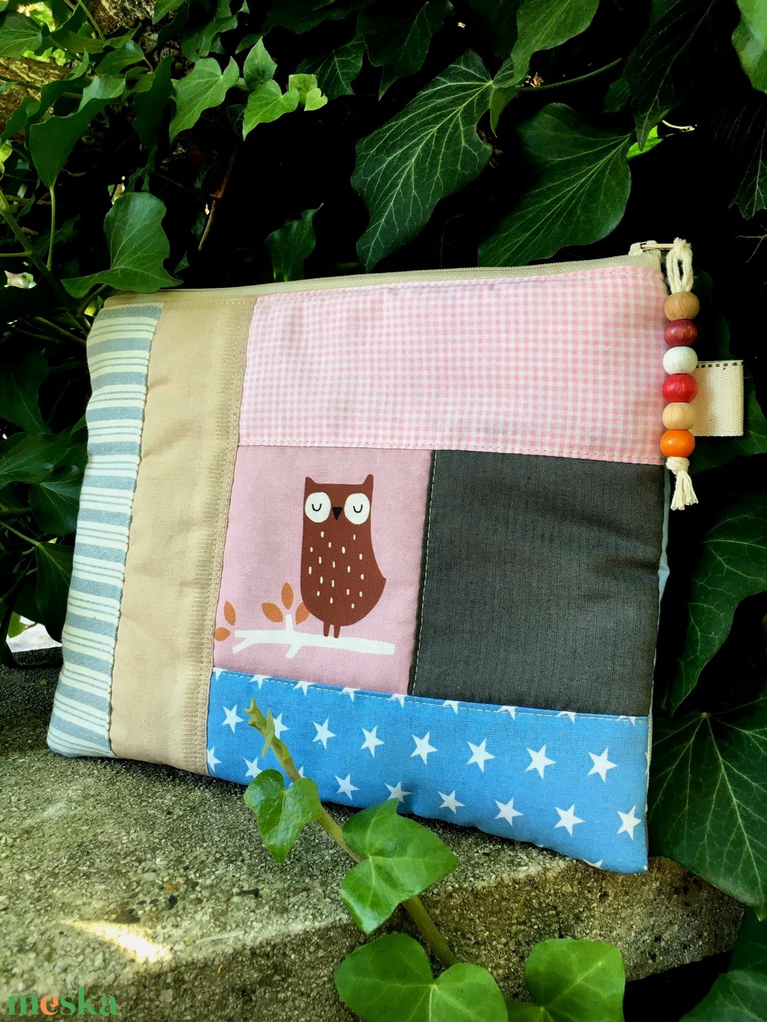 SLEEPY OWL. Patchwork baglyos sminkcucc-tartó/pipere - táska & tok - neszesszer - Meska.hu SLEEPY OWL. Patchwork baglyos sminkcucc-tartó/pipere - táska & tok - neszesszer - Meska.hu