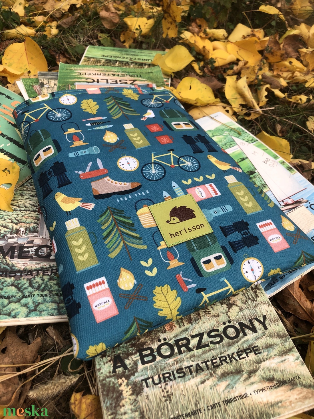 TREKKING.  Könyv/tablet védőtok vagy túrafüzet/térkép/útikönyv tartó  - táska & tok - ebook & tablet tok - Meska.hu