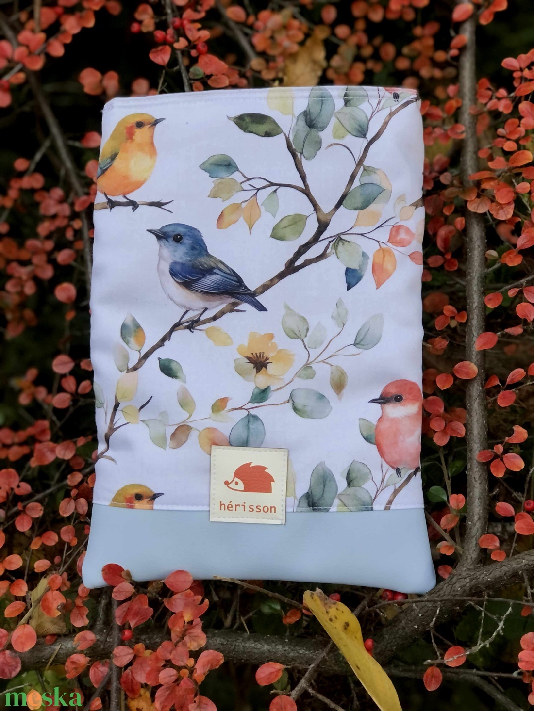 b i r d i e s.  Könyvtok/ tablet-tartó  - táska & tok - ebook & tablet tok - Meska.hu