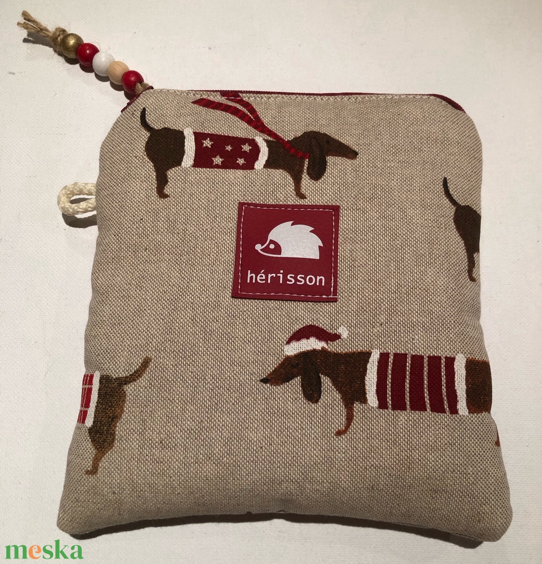 X m a s. d a t s c h u n d. E-olvasó védőtok tacsi imádóknak. - táska & tok - ebook & tablet tok - Meska.hu