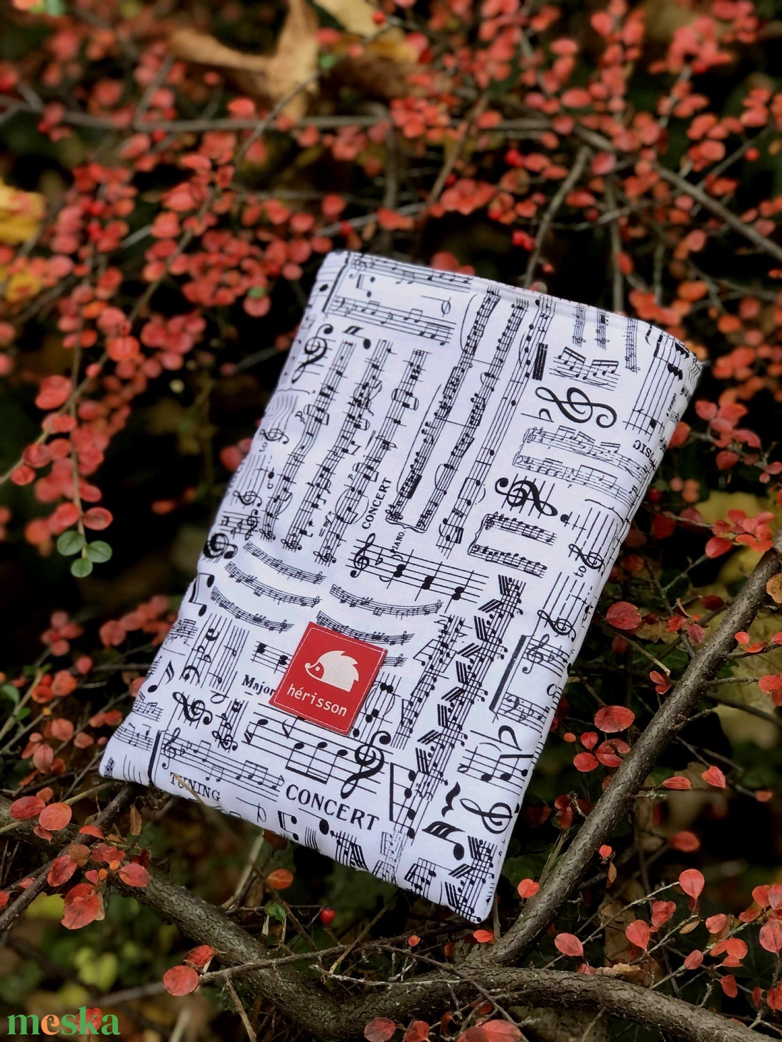 PARTITÚRA. Könyvtasak/védőtok könyveknek, e-booknak, tabletnek  - táska & tok - ebook & tablet tok - Meska.hu