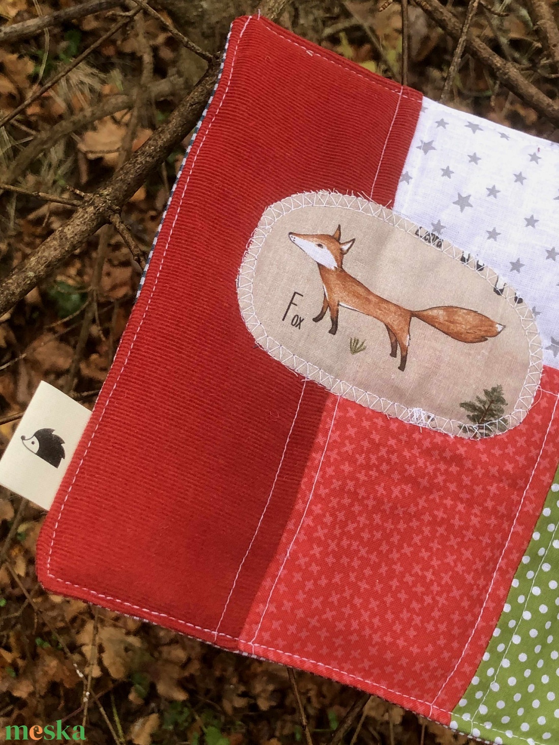 FOR MUGS. Rókás patchwork bögrealátét. - otthon & életmód - konyhafelszerelés, tálalás - tálalás - tányér- és poháralátét - Meska.hu