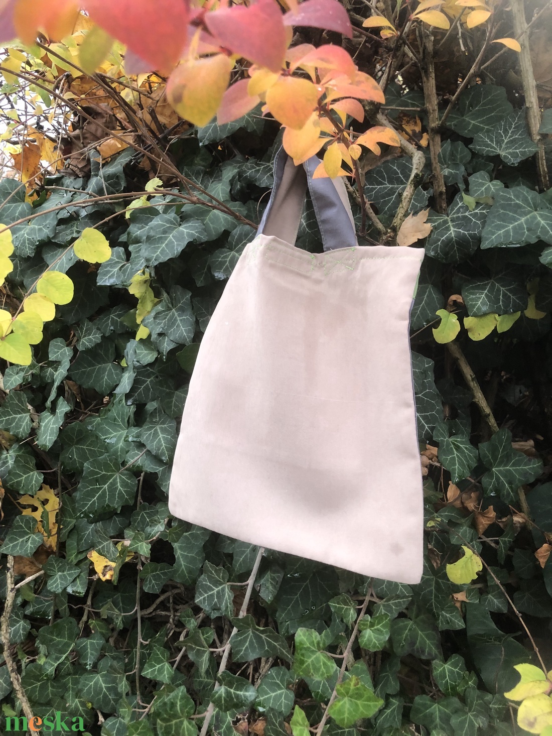 ÖREG NÉNE ŐZIKÉJE. ----> Mini-shopper ovisoknak és az apró kincseiknek  - táska & tok - bevásárlás & shopper táska - shopper, textiltáska, szatyor - Meska.hu