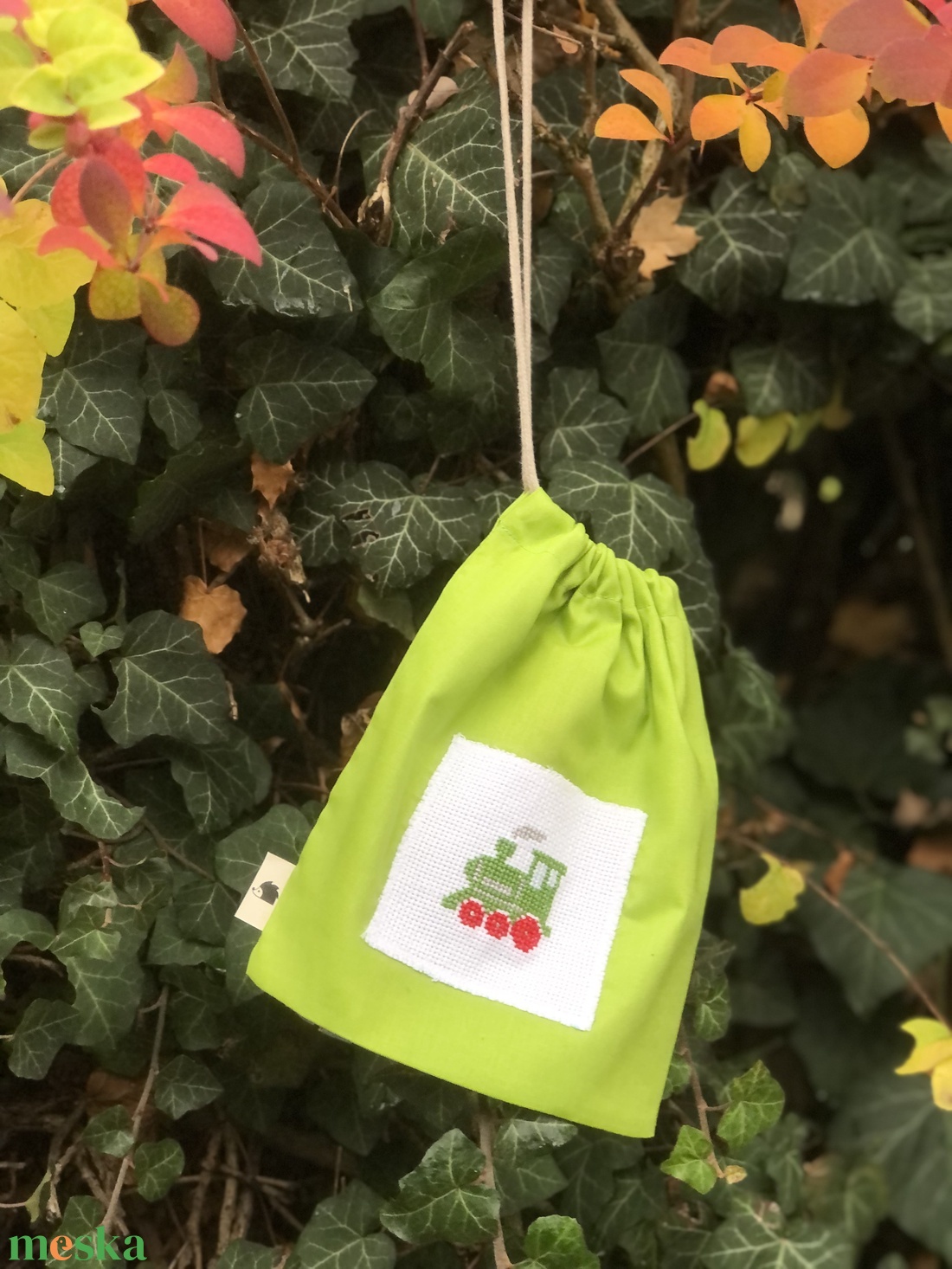 James. Vonatos tároló-zsák kisfiúknak. - táska & tok - hátizsák - kishátizsák - Meska.hu