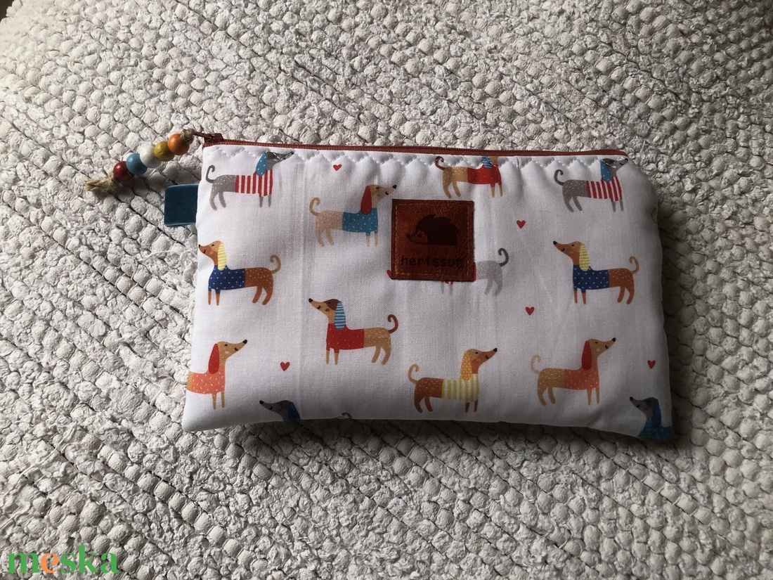  I LOVE DATSCHUNDS. Tacsis neszi - otthon & életmód - papír, írószer - tolltartó & ceruzatekercs - Meska.hu