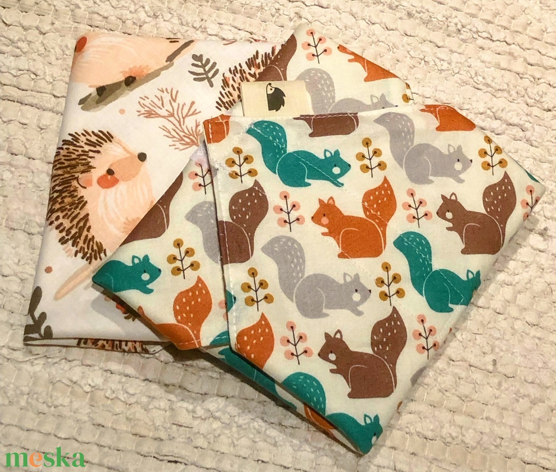 woodland. környezetbarát tépőzáras szendvics-csomagolók - táska & tok - uzsonna- & ebéd tartó - szendvics csomagoló - Meska.hu