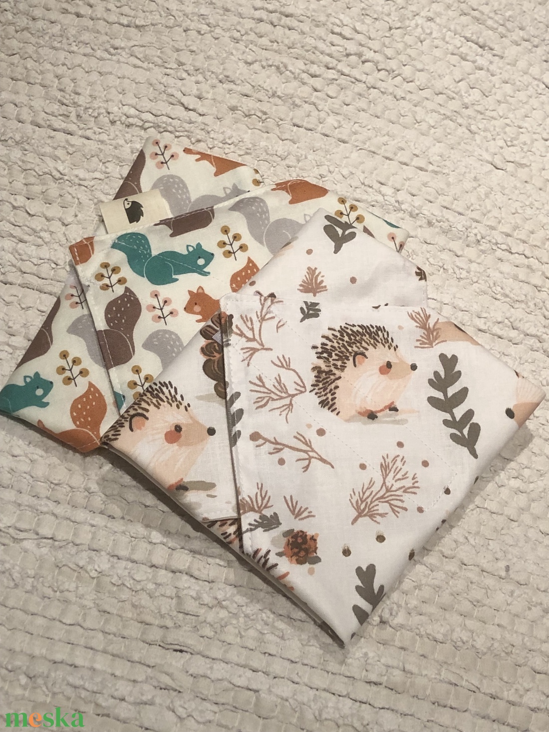 woodland. környezetbarát tépőzáras szendvics-csomagolók - táska & tok - uzsonna- & ebéd tartó - szendvics csomagoló - Meska.hu