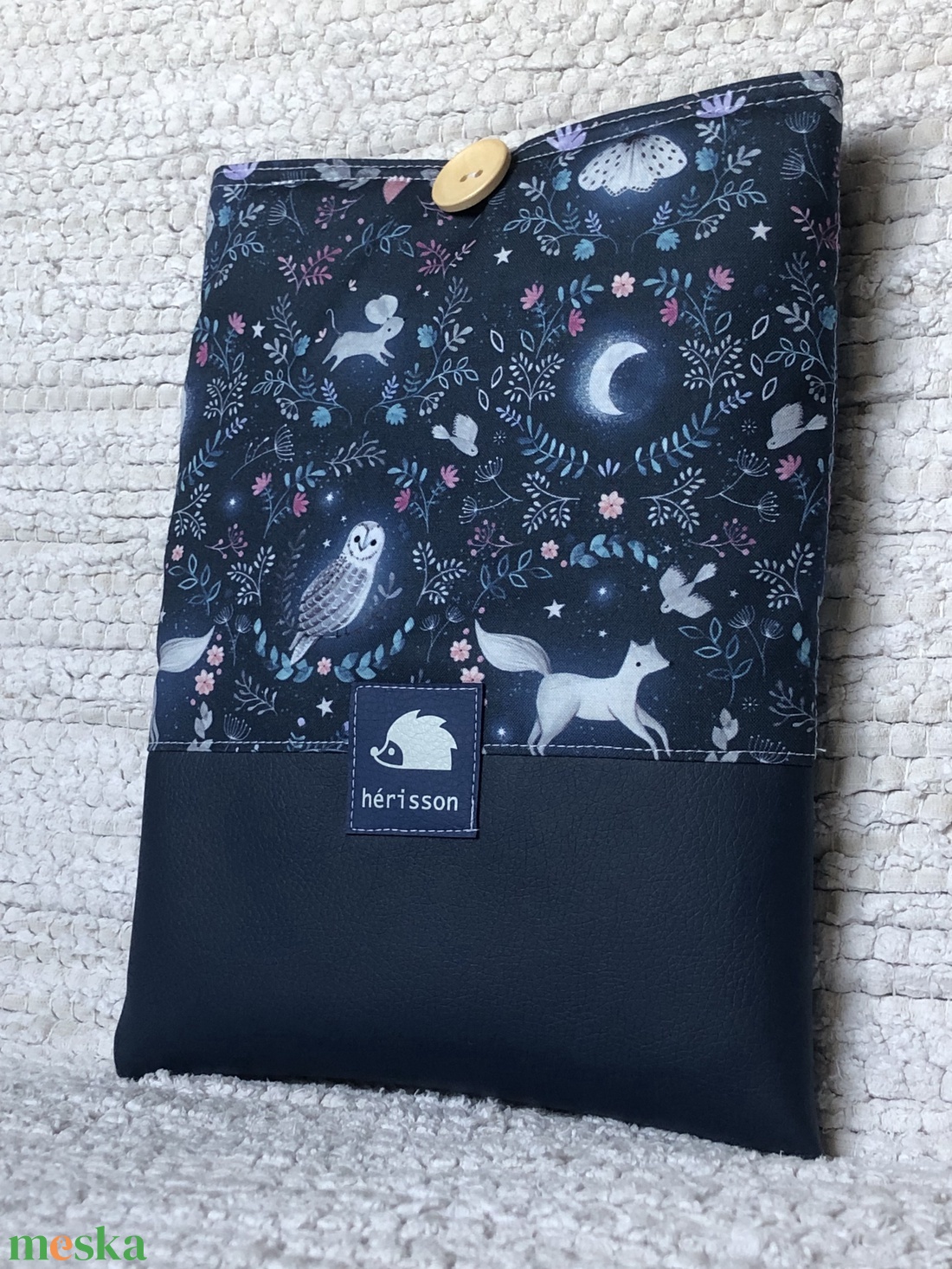 n i g h t f a l l. No. 3. Könyvszütyő/könyvtasak/védőtok könyveknek, e-booknak, tabletnek  - táska & tok - ebook & tablet tok - Meska.hu