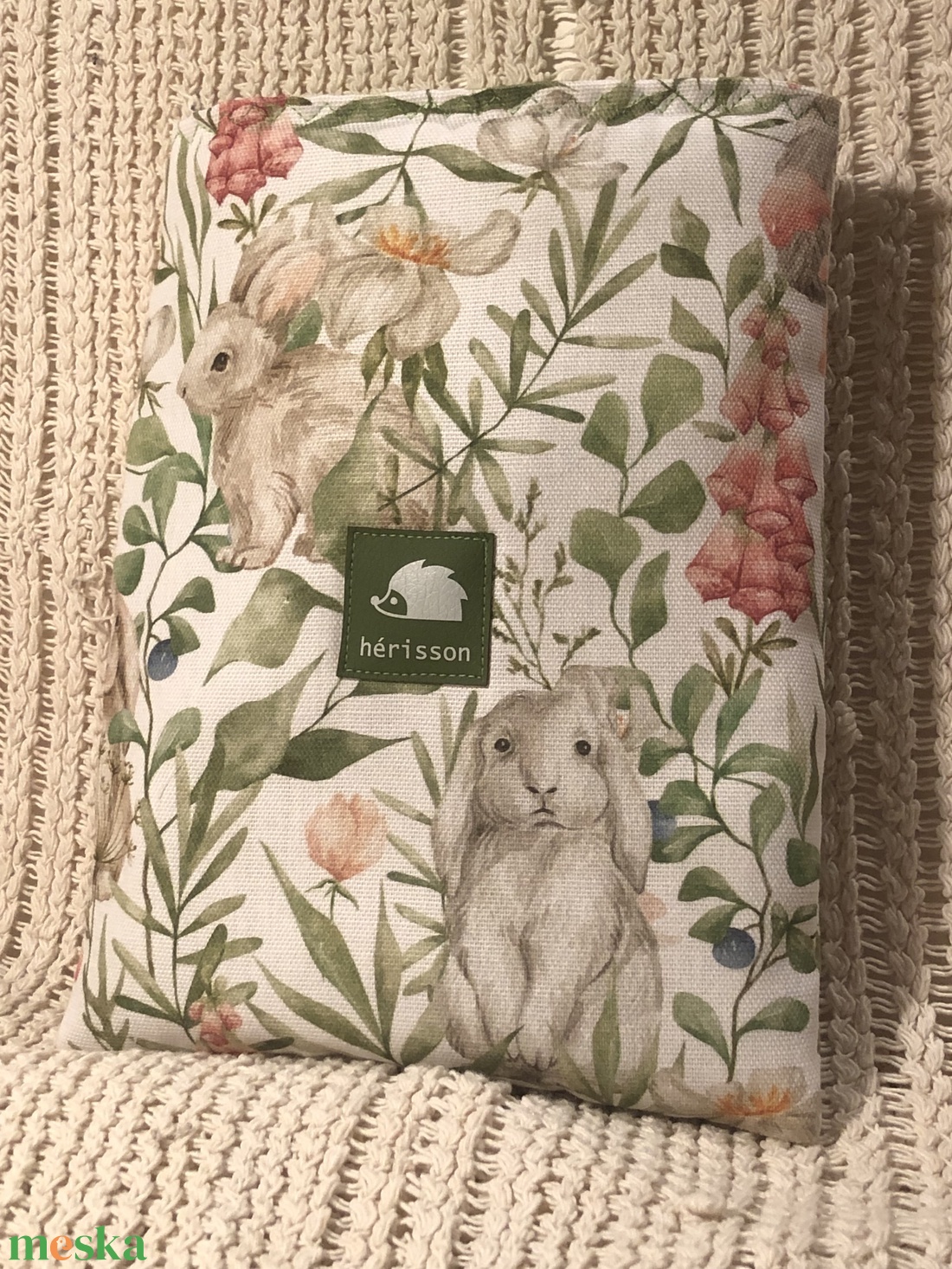 b u n n i e s. Könyvszütyő/könyvtasak/védőtok könyveknek, e-booknak, tabletnek  - táska & tok - ebook & tablet tok - Meska.hu