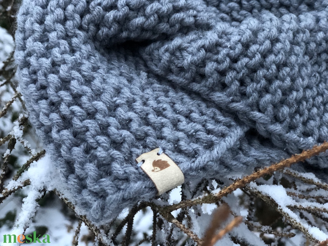  b on j o u r. Kézzel kötött puha, meleg fülvédő - ruha & divat - sál, sapka, kendő - fejpánt - Meska.hu