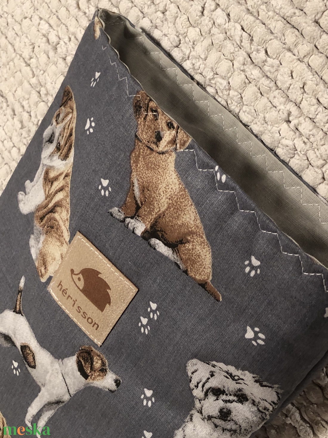 d o g s. Könyv védőtok. - könyv & zene - könyvtok - Meska.hu