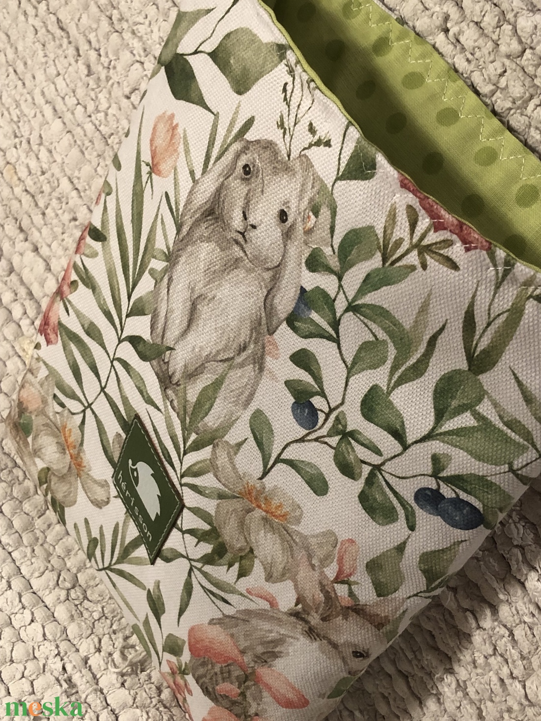 b u n n i e s. Könyvszütyő/könyvtasak/védőtok könyveknek, e-booknak, tabletnek  - táska & tok - ebook & tablet tok - Meska.hu