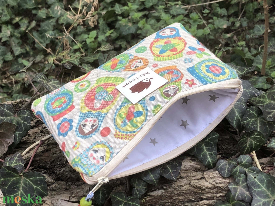 Matrjoskák. Vidám sminkcucc-tartó/pipere - táska & tok - neszesszer - Meska.hu