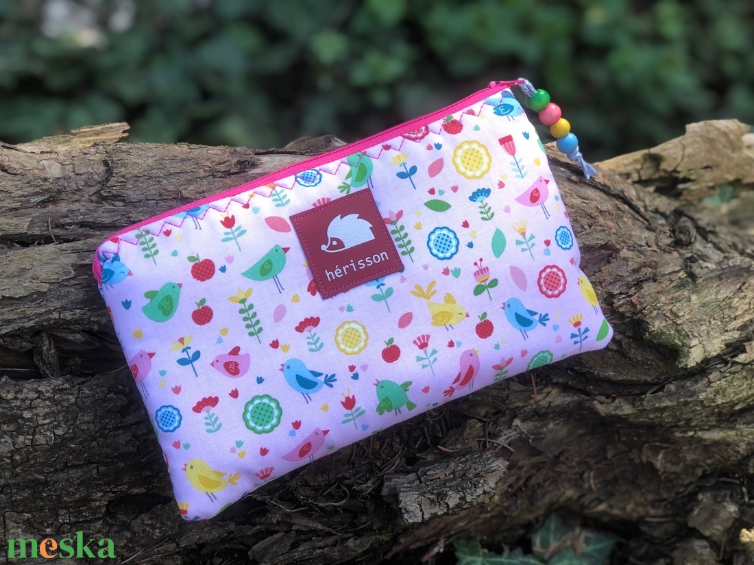 Printemps. Vidám tavaszi sminkcucc-tartó/pipere - táska & tok - neszesszer - Meska.hu