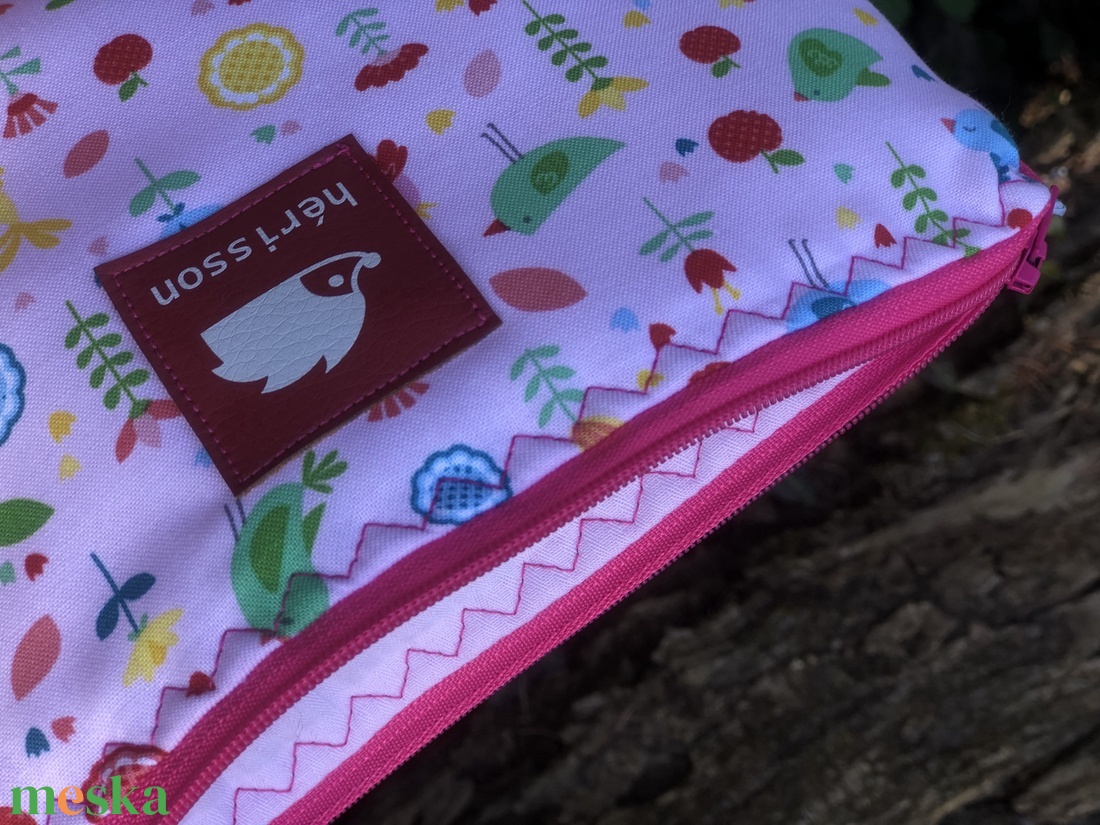 Printemps. Vidám tavaszi sminkcucc-tartó/pipere - táska & tok - neszesszer - Meska.hu