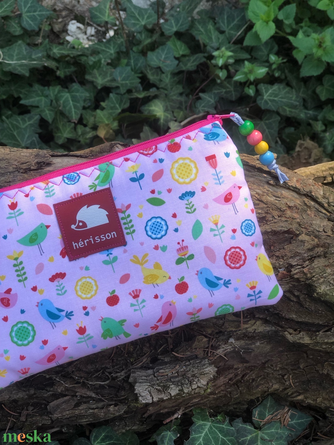 Printemps. Vidám tavaszi sminkcucc-tartó/pipere - táska & tok - neszesszer - Meska.hu