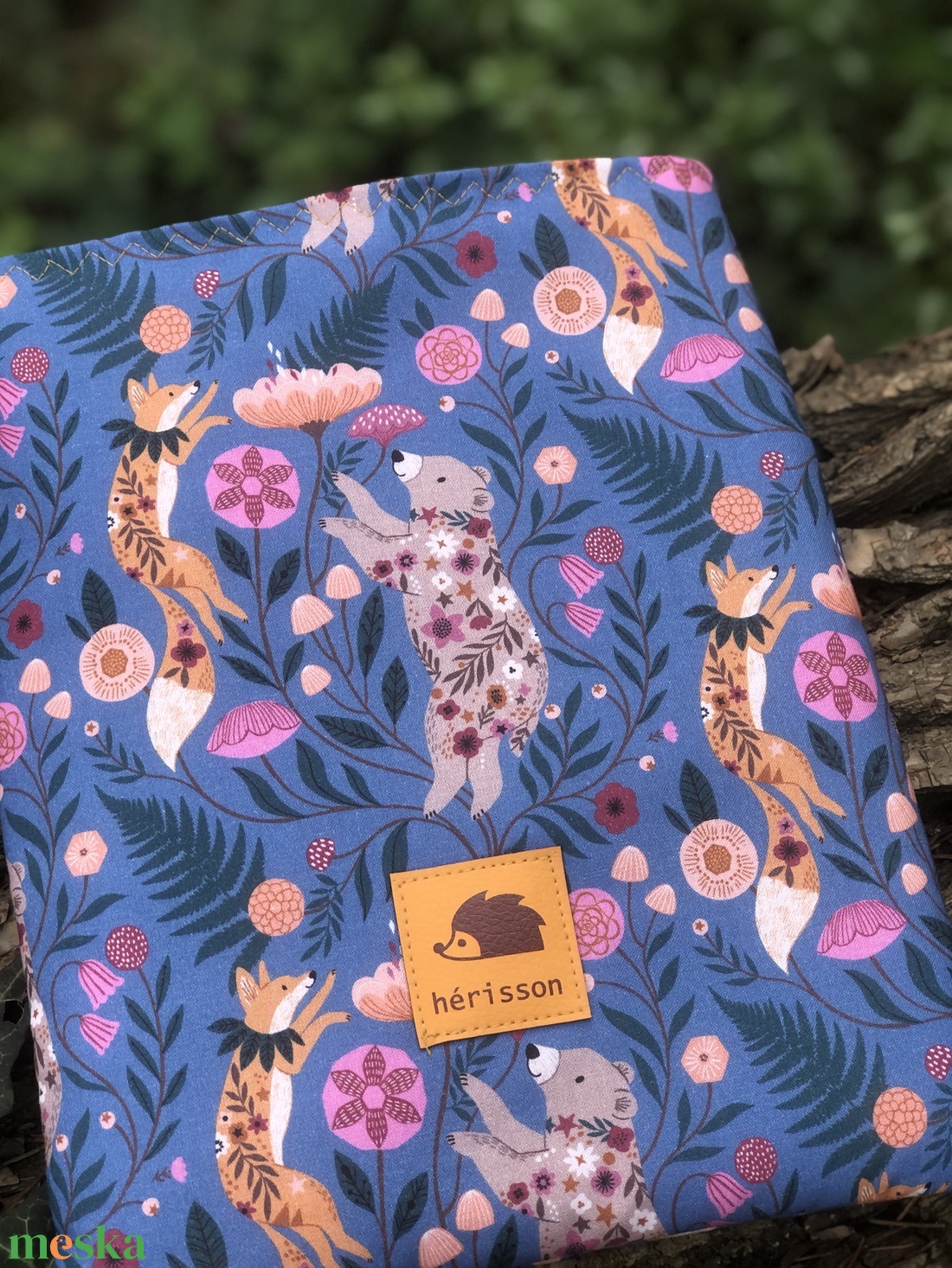 WOODLAND ANIMALS.  Könyvtok. - táska & tok - ebook & tablet tok - Meska.hu